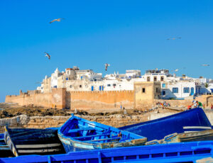 la médina et le port d'Essaouira.