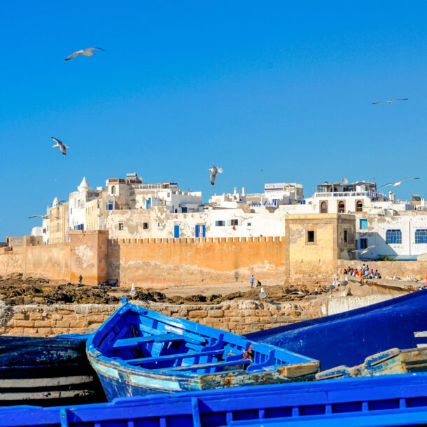 la médina et le port d'Essaouira.