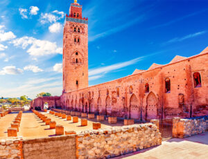 la Mezquita Koutoubia en Marrakech