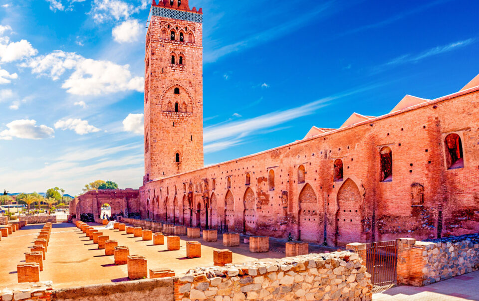 la Mezquita Koutoubia en Marrakech