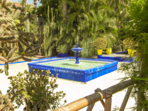 le jardin Majorelle Yves saint Laurent à Marrakech