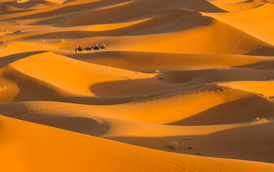 le désert de Merzouga au Maroc