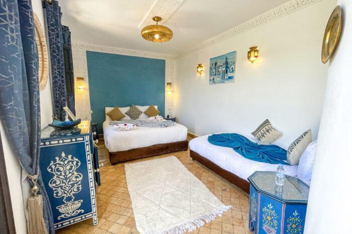 chambre triple dans la médina de Marrakech