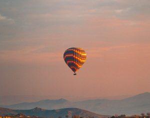 hot air balloon flight over kasbah marrakech
