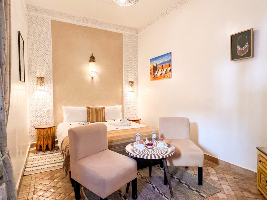 chambre double Kasbah de Marrakech