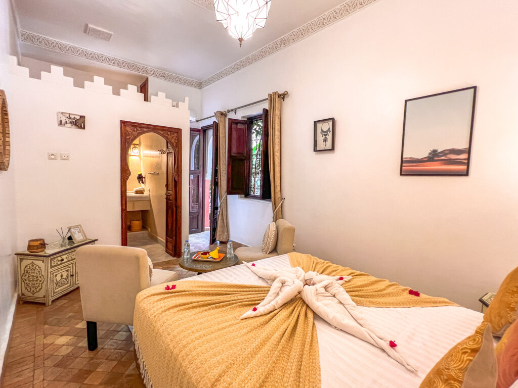 double room in Marrakech kasbah